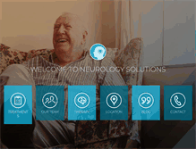 Tablet Screenshot of neurologysolutions.com